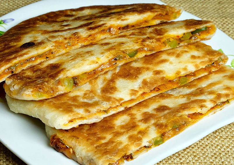 Chicken Chili Paratha