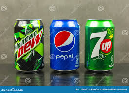 Pepsi,7Up, Dew