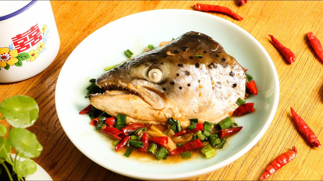 SINIGANG NA SALMON HEAD